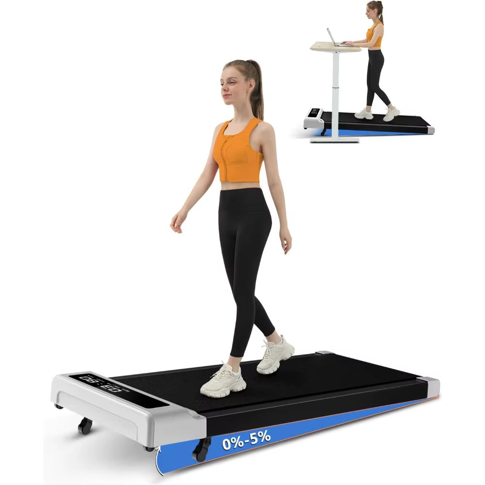 Walking Pad Treadmill, 2.5HP Compact Treadmill for Home Office with Remote Control