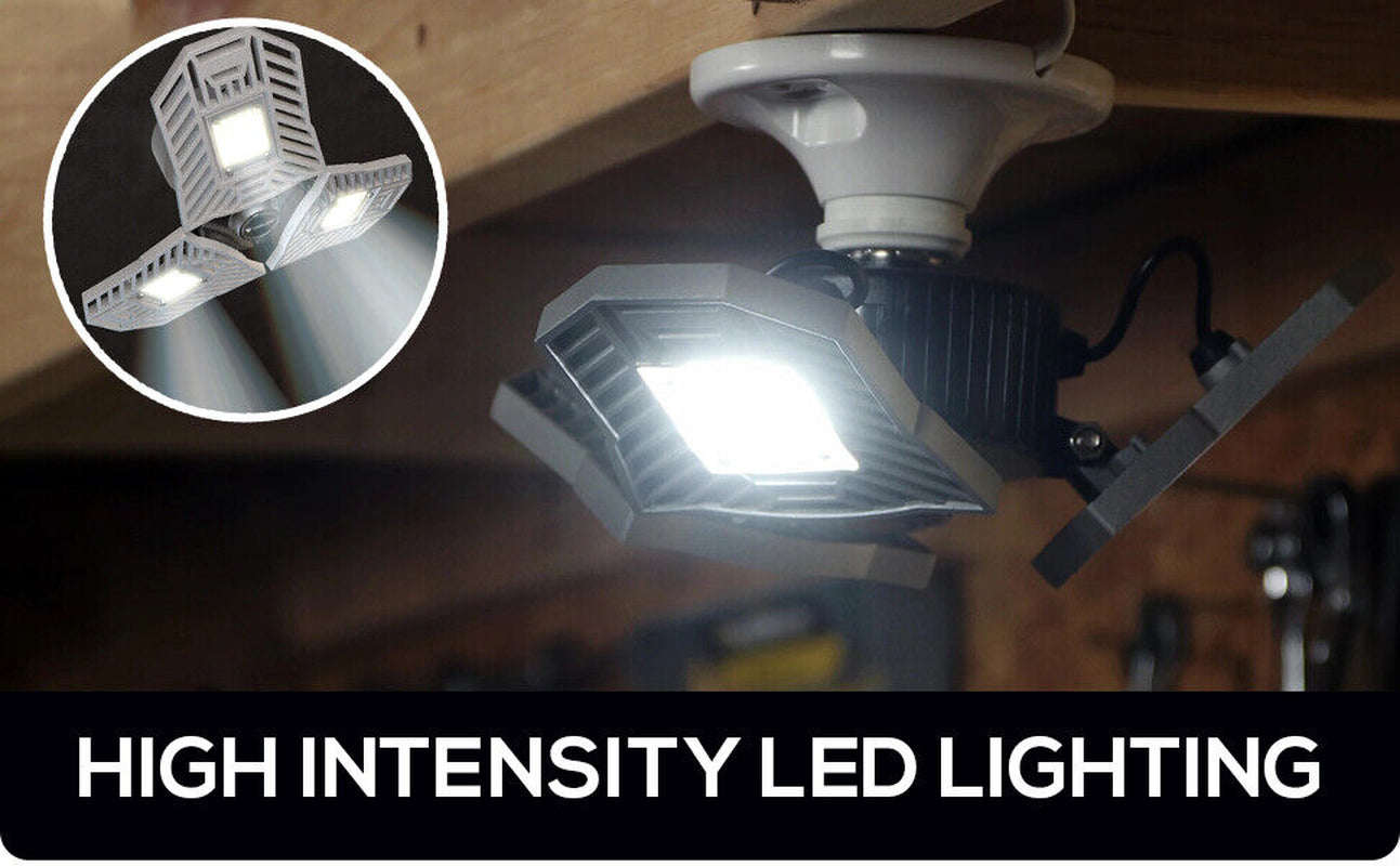 Three Led Garage Light-Led Adjustable Light-Basement Led Light